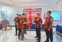 Muscab Pemuda Pancasila Dompu sukses. Eddy Sophiaan mengapresiasi Abdurahman (Bung Man) yang terpilih sebagai Ketua MPC. (Foto: Istimewa)