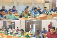 Komisi V DPRD Provinsi NTB, Drs Ali Jaharuddin menerima hearing dari Aliansi Rakyat Menggugat (ARM) NTB, sehubungan dengan adanya TKA di wilayah NTB yang mengelola salah satu tambang ilegal di sekitar wilayah Sekotong kabupaten Lombok Barat sehingga menimbulkan kegaduhan di tengah masyarakat. (Foto: Istimewa)