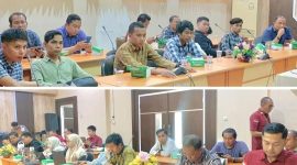 Komisi V DPRD Provinsi NTB, Drs Ali Jaharuddin menerima hearing dari Aliansi Rakyat Menggugat (ARM) NTB, sehubungan dengan adanya TKA di wilayah NTB yang mengelola salah satu tambang ilegal di sekitar wilayah Sekotong kabupaten Lombok Barat sehingga menimbulkan kegaduhan di tengah masyarakat. (Foto: Istimewa)