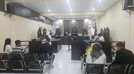 Sidang gugatan Perbuatan Melawan Hukum atau PMH yang dilayangkan aktivis M Fihiruddin kepada DPRD NTB. (Foto: Istimewa)