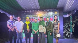 Pasar malam di Lapangan Bagong, Kecamatan Mataram, Kota Mataram pada Sabtu (21/9/2024). 
(Foto: Istimewa)