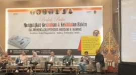 Acara bedah buku yang digelar oleh CLDS Fakultas Hukum Universitas Islam Indonesia (UII). (Foto: Istimewa)
