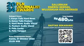PT PLN (Persero) mengajak para insan Jurnalis untuk dapat berpartisipasi dalam ajang PLN Journalist Award (PJA) 2024. Mengusung tema 