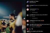 Potret Pemain Timnas Indonesia, Kevin Diks yang menjalani latihan perdana bersama skuad Shin Tae-yong jelang laga lanjutan Kualifikasi Babak Ketiga Piala Dunia 2026. (Instagram.com/kevindiks2)