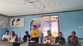 Sosialisasi Pengadaan Tanah untuk Proyek PLTP Ulumbu 5-6 di Poco Leok, dihadiri oleh masyarakat dan pemangku kepentingan. (Foto: Dok. PLN)