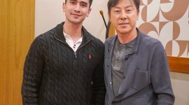 Foto mantan pelatih Timnas Indonesia, Shin Tae-yong (kanan), yang masih berada di Indonesia pada Selasa, 21 Januari 2025. (Instagram.com/@shintaeyong7777)