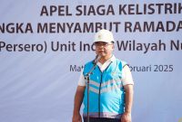PLN NTB menggelar Apel Siaga untuk memastikan pasokan listrik tetap stabil selama Ramadan dan Idulfitri 1446 H. (Foto: Dok. PLN)
