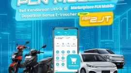 PLN menawarkan promo EV Deals di IIMS 2025, memberi E-Voucher listrik hingga Rp2 juta bagi pelanggan yang beli kendaraan listrik di PLN Mobile. (Foto: Dok. PLN)