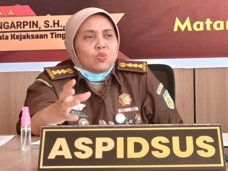 Pelaksana Tugas Asisten Pidana Khusus (Aspidsus) Kejati NTB, Ely Rahmawati. (Foto: Istimewa)