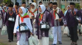 Calon jemaah haji Embarkasi lombok. (Foto: Istimewa)