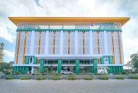 Layanan balik normal, transaksi makin lancar! Gedung Bank NTB Syariah jadi saksi kembalinya kenyamanan bertransaksi untuk masyarakat NTB. (Foto: Istimewa)