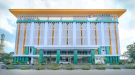 Layanan balik normal, transaksi makin lancar! Gedung Bank NTB Syariah jadi saksi kembalinya kenyamanan bertransaksi untuk masyarakat NTB. (Foto: Istimewa)