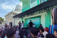 Remaja Masjid Dusun Batu Rimpang gagas jalan sehat 1 Muharram. Ratusan warga antusias, door prize semarakkan suasana. (Foto: Istimewa)