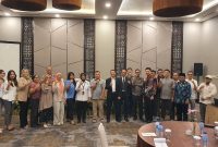 Kepala BNN Kota Mataram saat memaparkan sosialisasi MoU Zona Bebas Narkoba bersama perwakilan hotel dalam kegiatan di Hotel Santika, Mataram. (Foto: Istimewa)