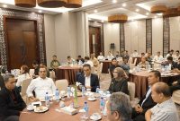 Suasana forum kemitraan PLN UIW NTB bersama 13 pengembang perumahan, dihadiri lebih dari 50 peserta yang antusias mendukung percepatan elektrifikasi perumahan di Lombok. (Foto: Dok. PLN)