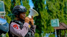 PLN UIW NTB bersama Gegana Brimob Polda NTB gelar simulasi penanganan bom untuk amankan pasokan listrik di Hari Kemerdekaan. (Foto: Dok. PLN) 