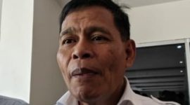 Pj Sekda NTB, Lalu Moh Faozal, saat memberikan pernyataan bahwa Pemprov tidak sanggup menanggung biaya hosting fee MotoGP Mandalika.(Foto: Istimewa)