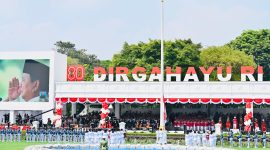 suasana pelaksanaan Upacara Peringatan Detik-Detik Proklamasi di Istana Merdeka, Minggu (17/08). (Foto: Dok. PLN)