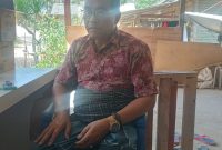 Ketua Forum Kadus Desa Kuta, Supriyadi, menyampaikan dukungan penuh terhadap penyelenggaraan MotoGP Mandalika 2025. (Foto: Istimewa)