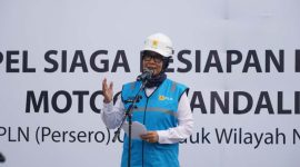 General Manager PLN UIW NTB, Sri Heny Purwanti, pimpin langsung Apel Siaga untuk jaga keandalan listrik ajang internasional. (Foto: Dok. PLN)