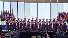 Head of Delegations saat menghadiri The 41st HAPUA Council Meeting di Labuan Bajo, Kabupaten Manggarai Barat, Nusa Tenggara Timur, sebagai wujud kolaborasi lintas negara Asia Tenggara dalam memperkuat sistem interkoneksi kelistrikan di kawasan. (Foto: Istimewa)