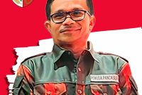 Ketua MPW Pemuda Pancasila NTB Eddy Sophiaan bersama jajaran PP NTB saat menyampaikan pernyataan sikap terkait ucapan kontroversial Kadis PUPR NTB yang memicu reaksi masyarakat. (Foto: Istimewa)