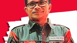 Ketua MPW Pemuda Pancasila NTB Eddy Sophiaan bersama jajaran PP NTB saat menyampaikan pernyataan sikap terkait ucapan kontroversial Kadis PUPR NTB yang memicu reaksi masyarakat. (Foto: Istimewa)