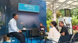 Suasana Posko Siaga SPKLU PLN UIW NTB, wujud kesiapan PLN memberikan layanan prima bagi pengguna EV di Nusa Tenggara Barat.(Foto: Dok. PLN)