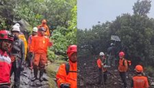 Tim SAR gabungan melakukan penyisiran lanjutan di kawasan Gunung Slamet dalam upaya mencari pendaki asal Magelang yang hilang. (Foto: Istimewa)
