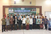cSuasana sosialisasi pembangunan Islamic Center Lombok Barat yang dihadiri pemerintah daerah, Tuan Guru, dan tokoh masyarakat di Aula Kemenag Lombok Barat, Rabu (14/1/2026).(Foto: Istimewa)