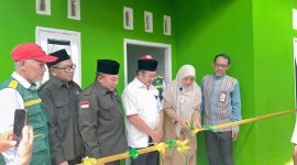 Prosesi peresmian Rumah Layak Huni (Mahyani) sebagai wujud sinergi mendukung kesejahteraan dan kehidupan layak masyarakat Lombok Barat.(Foto: Istimewa)