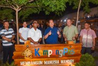 3. Gubernur NTB bersama jajaran meninjau Kampung Pas, destinasi kuliner dan ruang ekonomi inklusif berbasis pemberdayaan warga binaan Lapas.(Foto: Diskominfotik NTB)
