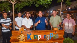 3. Gubernur NTB bersama jajaran meninjau Kampung Pas, destinasi kuliner dan ruang ekonomi inklusif berbasis pemberdayaan warga binaan Lapas.(Foto: Diskominfotik NTB)