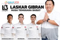 Jajaran pengurus Laskar Gibran NTB, termasuk Sekretaris Ranggalawe, menegaskan dukungan penuh terhadap pemerintahan Presiden Prabowo Subianto dan Wakil Presiden Gibran Rakabuming Raka serta menolak narasi yang menyebut Laskar Gibran sebagai upaya melemahkan kepemimpinan nasional.(Foto: Dok. Taufik Natanagara)