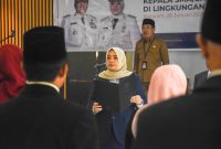 Pelantikan 26 Kepala SMA/SMK Negeri se-NTB dipimpin langsung Wakil Gubernur NTB di Kantor Dikpora NTB, Senin (26/1/2026).(Foto: Diskominfotik NTB)