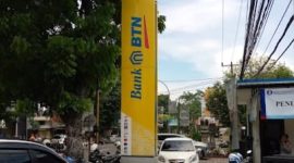 Papan nama BTN Cabang Mataram, di balik aktivitas perbankan, sengketa appraisal dan lelang aset kini diseret ke ranah hukum.(Foto: Istimewa)