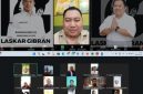 Tangkapan layar konsolidasi nasional daring Laskar Gibran yang diikuti pengurus DPW dari seluruh Indonesia.(Foto: Dok. Taufik Natanagara)