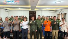 Perwakilan Polda NTB bersama jajaran Balai Taman Nasional Gunung Rinjani saat kegiatan peningkatan kapasitas Polisi Kehutanan di Senggigi, Lombok Barat.(Foto istimewa)