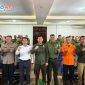 Perwakilan Polda NTB bersama jajaran Balai Taman Nasional Gunung Rinjani saat kegiatan peningkatan kapasitas Polisi Kehutanan di Senggigi, Lombok Barat.(Foto istimewa)