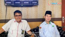 Kepala MAN Lombok Barat H. Kemas Burhan memberikan klarifikasi kepada awak media terkait isu viral siswi yang disebut dilarang mengikuti ujian.(Foto istimewa)