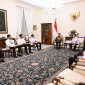 Ketua Umum DPP Laskar Gibran Leonardo Sirait saat melakukan audiensi dengan Wakil Presiden RI Gibran Rakabuming Raka di Istana Wakil Presiden, Jakarta. (Foto: Istimewa)