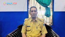 Kepala Dinas Kelautan, Perikanan dan Ketahanan Pangan Lombok Barat, H. Afgan Kusumanegara, saat memberikan keterangan terkait pelaksanaan program Kios Pangan atau Teras Pangan murah di Lombok Barat. (Foto istimewa)