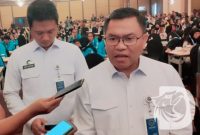Waka BGN Irjenpol (Purn) Sony Sonjaya saat memaparkan skema anggaran program Makan Bergizi Gratis dalam APBN 2026.(Foto istimewa)