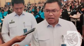 Waka BGN Irjenpol (Purn) Sony Sonjaya saat memaparkan skema anggaran program Makan Bergizi Gratis dalam APBN 2026.(Foto istimewa)