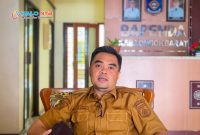 Kepala Bapenda Lombok Barat, Lalu Agha Farabi, memberikan klarifikasi terkait polemik pajak parkir di kawasan wisata Batu Layar dan Senggigi.(Foto: Dok. Taufik Natanagara)