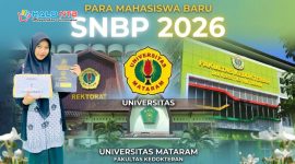 Jasmine Elmira Hakim, siswi MAN Lombok Barat yang berhasil lolos ke Prodi Kedokteran Universitas Mataram melalui jalur SNBP 2026.(Foto: Dok. Taufik Natanagara)