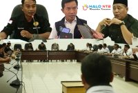 Suasana Rapat Dengar Pendapat (RDP) Komisi III DPRD Lombok Barat bersama DLH dan LSM Kasta NTB yang membahas polemik proyek mesin pengolah sampah Masaro, Rabu (1/4/2026).(Foto: Dok. Taufik Natanagara)