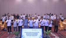 Lokakarya Integrasi Portal NTB Satu Data dengan Portal PELITA Kemendagri di Golden Palace Hotel Mataram, Rabu (15/4).(Foto: Istimewa)