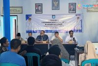 Suasana sosialisasi pencegahan pernikahan dini oleh Dinsos PPPA Lombok Barat di Aula Kantor Kelurahan Dasan Geres, Gerung.(Foto: Istimewa)