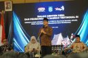 Mendes PDT RI Yandri Susanto memberikan arahan kepada ratusan siswa NTB di Islamic Center Mataram, Kamis (16/4/2026).(Foto: Istimewa)
